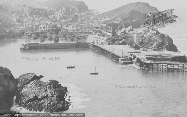 Photo of Ilfracombe, Town And Harbour 1890