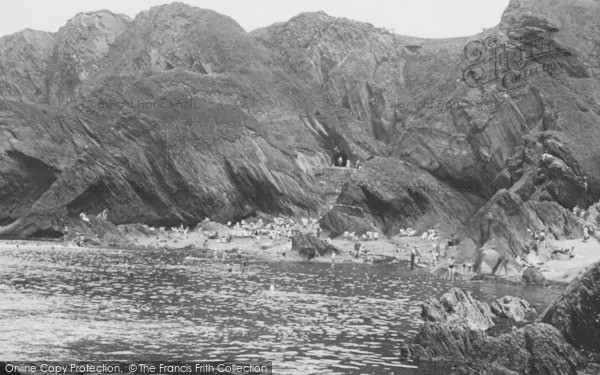 Photo of Ilfracombe, West Beach c.1955