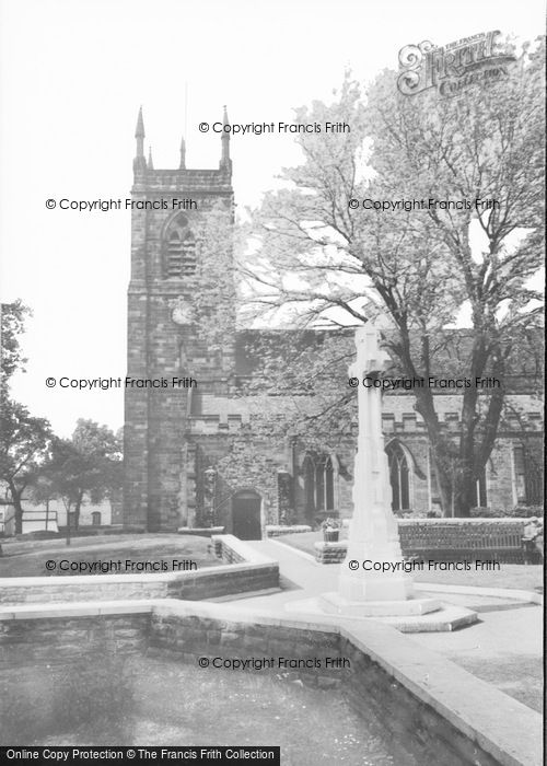 Photo of Ilkeston, St Mary's Church And Memorial c.1965