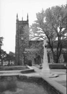 St Mary's Church And Memorial c.1965, Ilkeston