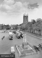 St Mary's Church And War Memorial c.1950, Ilkeston