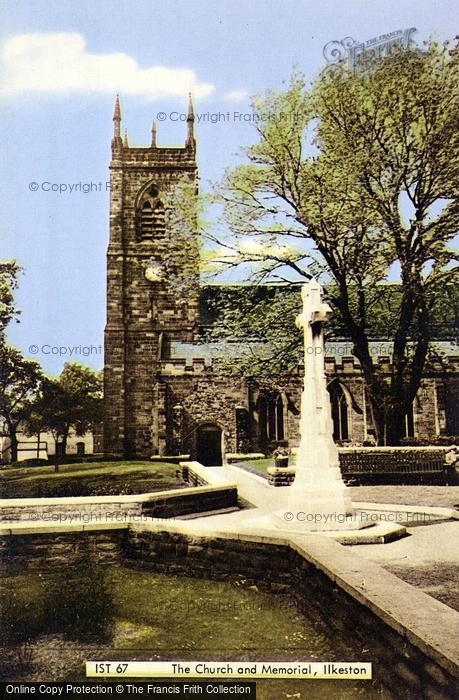 Photo of Ilkeston, The Church And Memorial c.1965