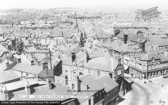 Photo of Ilkeston, View From The Church Tower c.1965