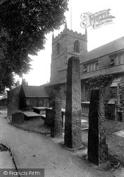 All Saints' Church, The Saxon Crosses 1911, Ilkley