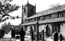All Saints Parish Church And Saxon Crosses c.1955, Ilkley