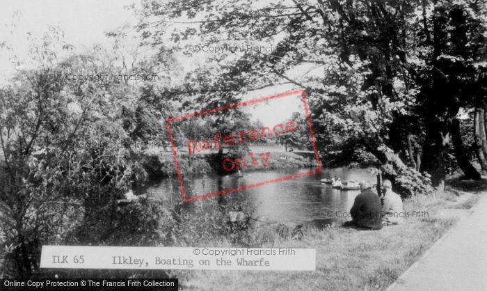 Photo of Ilkley, Boating On The River Wharfe c.1960