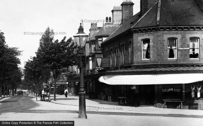 Photo of Ilkley, Butchers And The Grove 1900