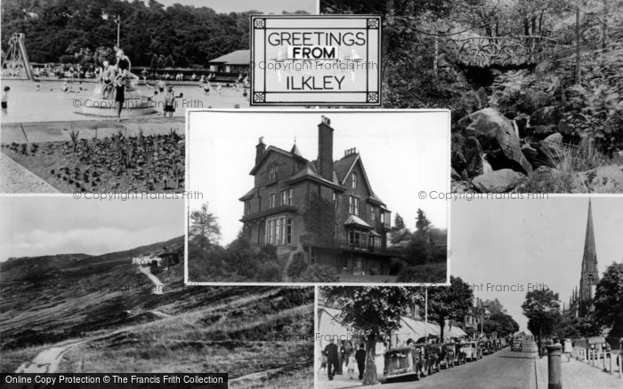 Photo of Ilkley, Composite c.1955