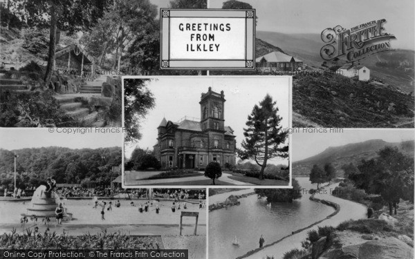 Photo of Ilkley, Composite c.1955