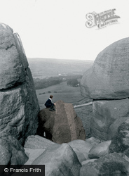 Denton Park From The Cow And Calf Rocks 1914, Ilkley