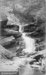 Fairy Dell Waterfall c.1890, Ilkley