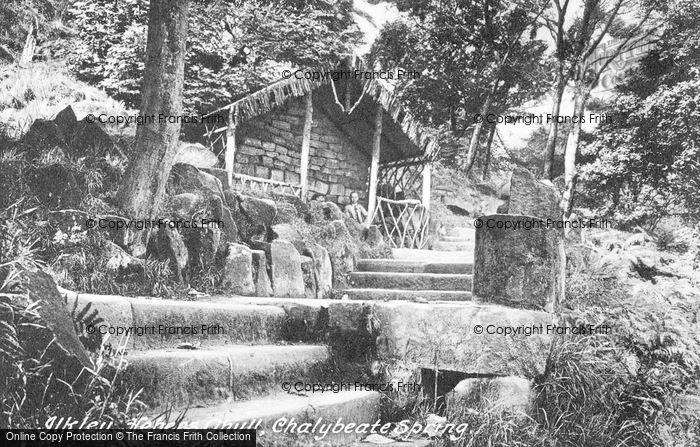 Photo of Ilkley, Heber's Ghyll, Chalybeate Spring 1921