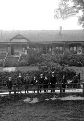 Men And Boys By Golf House 1906, Ilkley