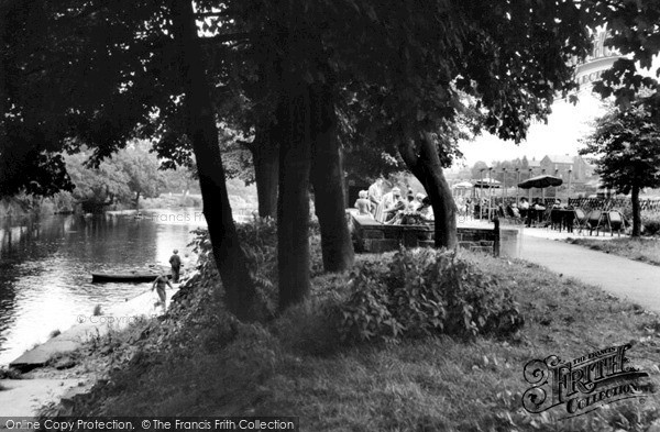 Photo of Ilkley, Riverside Café And Tea Gardens c.1960