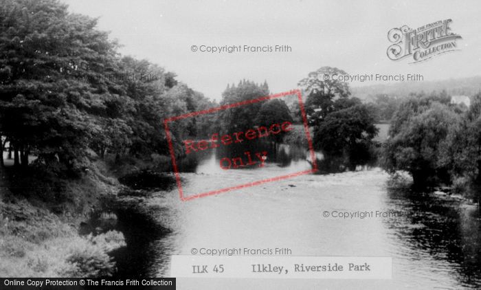 Photo of Ilkley, Riverside Park c.1960