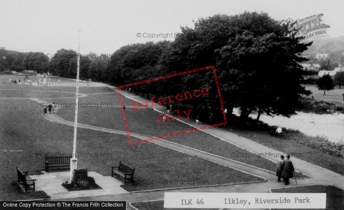 Photo of Ilkley, Riverside Park c.1960