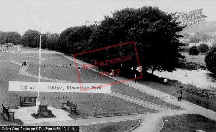Photo of Ilkley, Riverside Park c.1960