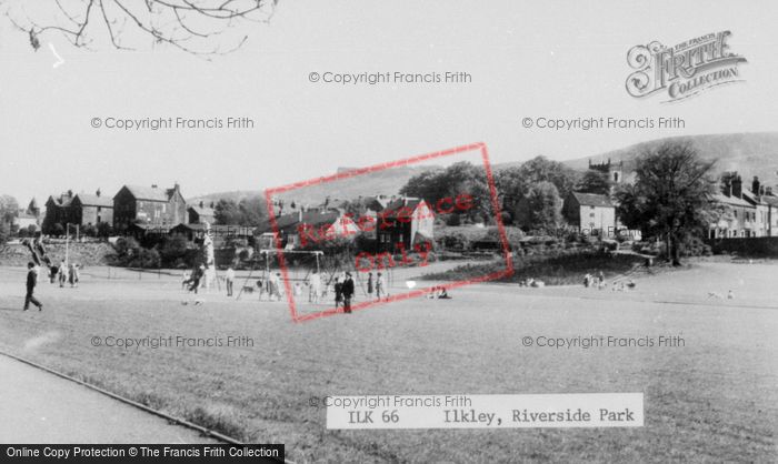 Photo of Ilkley, Riverside Park c.1960