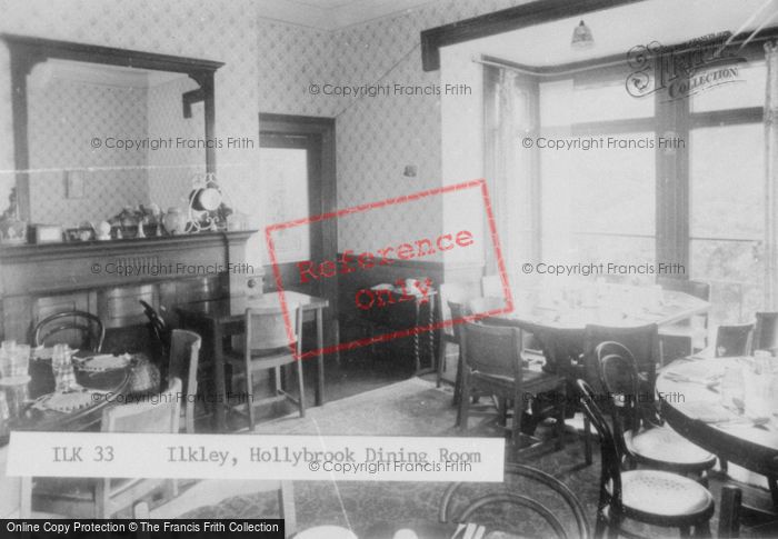 Photo of Ilkley, The Dining Room, Hollybrook Guest House c.1955