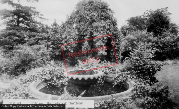 Photo of Ilkley, The Gardens, Hollybrook Guest House c.1955