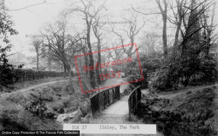 Photo of Ilkley, The Park c.1955