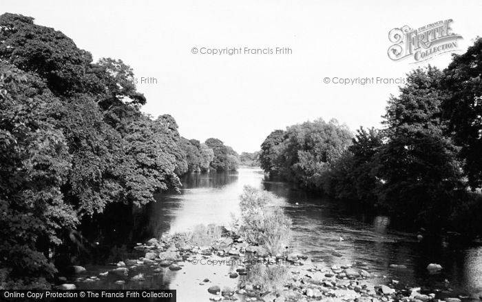 Photo of Ilkley, The Rive Wharfe c.1957