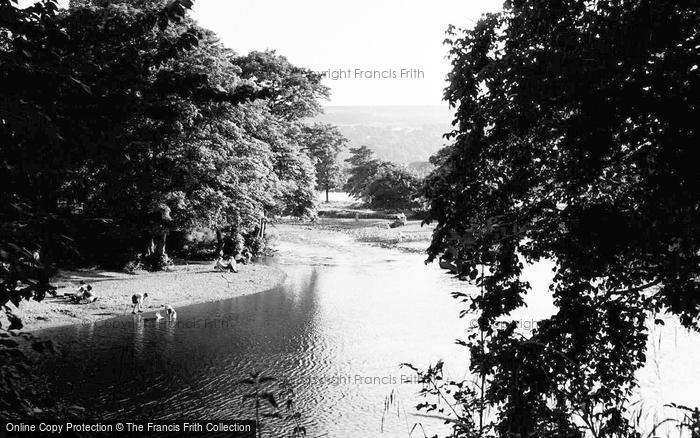 Photo of Ilkley, The River Wharfe c.1957