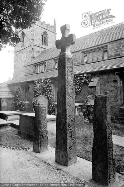 Photo of Ilkley, The Saxon Crosses 1916