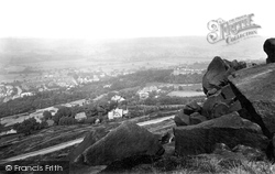 View From The Cow And Calf Rocks 1923, Ilkley