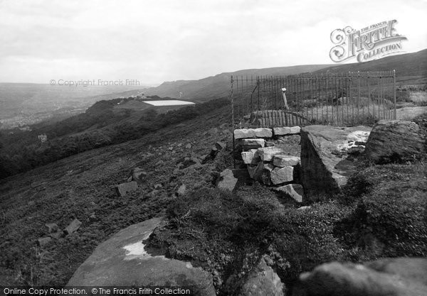 Photo of Ilkley, View Of Swastika Stone 1914