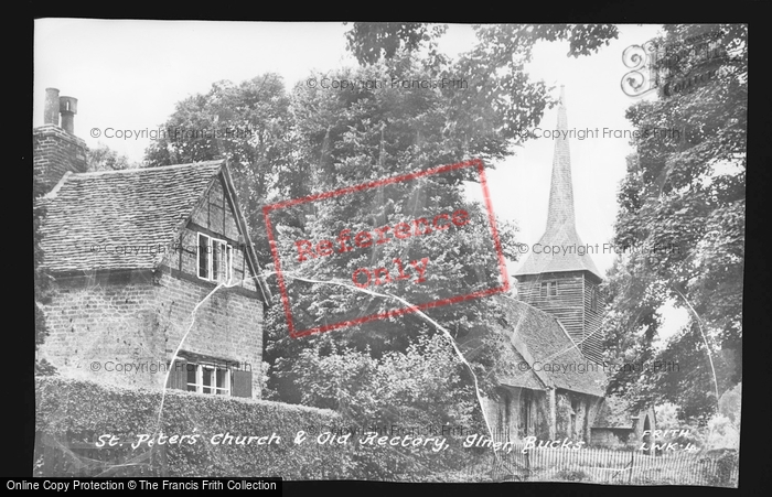 Photo of Ilmer, St Peter's Church And Old Rectory c.1955