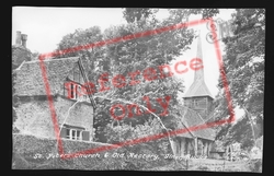 St Peter's Church And Old Rectory c.1955, Ilmer