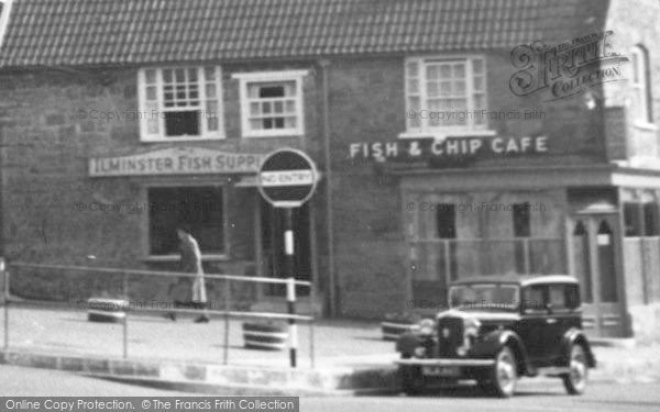 Photo of Ilminster, Fish & Chip Café c.1955