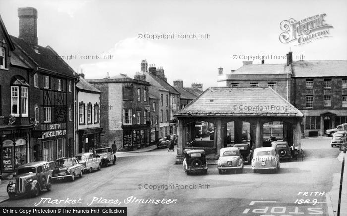 Photo of Ilminster, Market Place c.1955