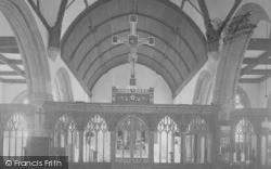 St Michael's Church Interior 1931, Ilsington
