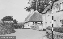 The Old Forge And Shamrock Cottages c.1960, Ilsington