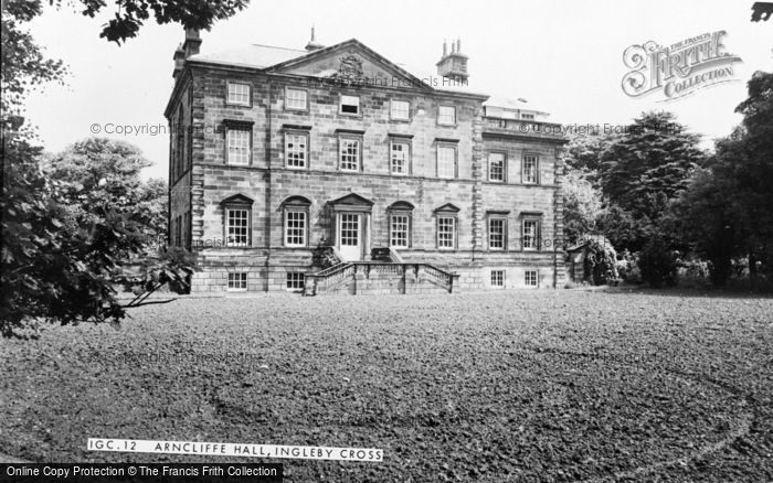 Photo of Ingleby Cross, Arncliffe Hall c.1960