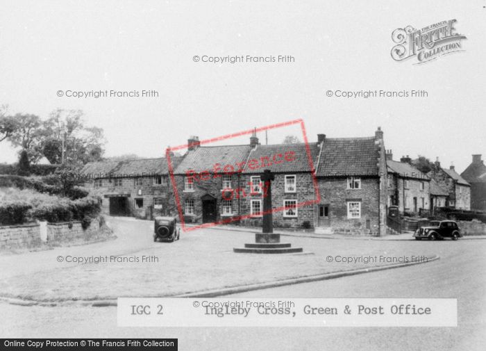 Photo of Ingleby Cross, The Green And Post Office c.1955