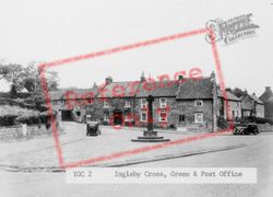 The Green And Post Office c.1955, Ingleby Cross