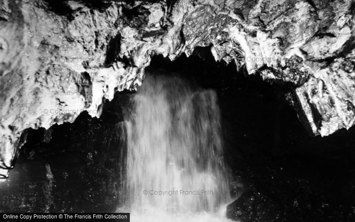 Photo of Ingleton, 1st Waterfall, White Scar Caves c.1955