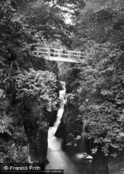 Baxenghyll Gorge And Bridge 1929, Ingleton