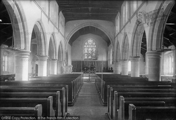 Photo of Ingleton, Church Interior 1890