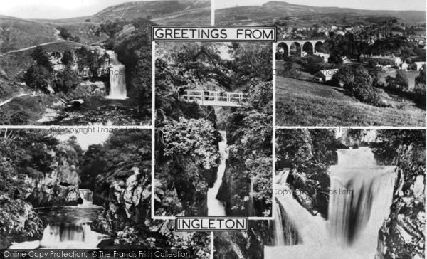 Photo of Ingleton, Composite c.1955