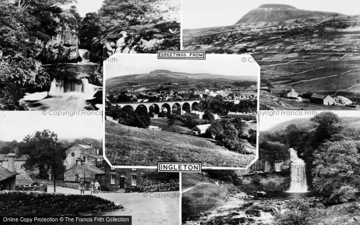 Photo of Ingleton, Composite c.1955