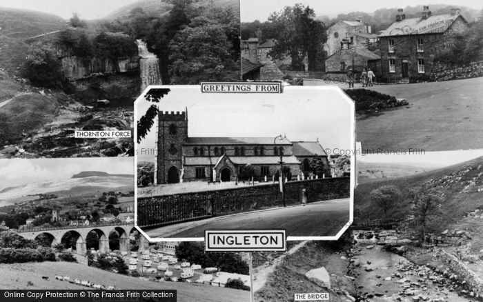 Photo of Ingleton, Composite c.1955