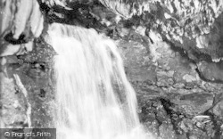 First Waterfall, White Scar Cave c.1955, Ingleton