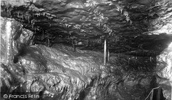 Giant Stalagmite, White Scar Cave c.1955, Ingleton