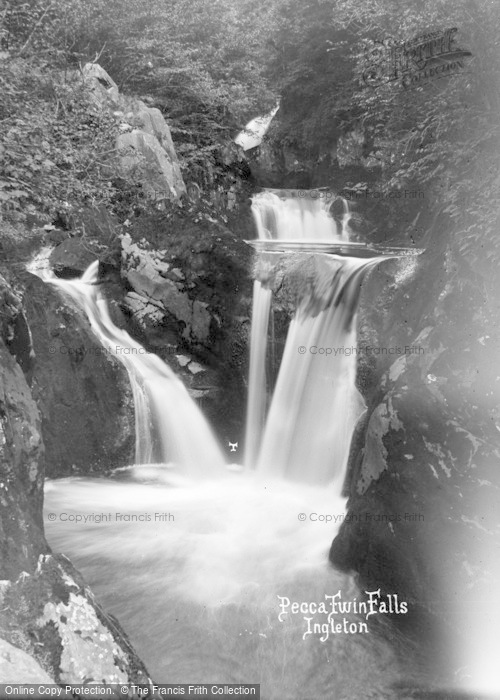 Photo of Ingleton, Pecca Twin Falls c.1920