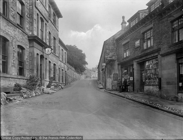 Photo of Ingleton, Post Office And High Street 1929
