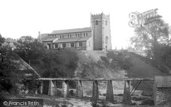 St Mary's Church From Mill 1890, Ingleton